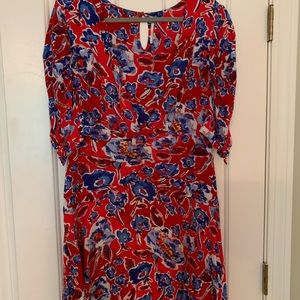 Free people floral vneck dress